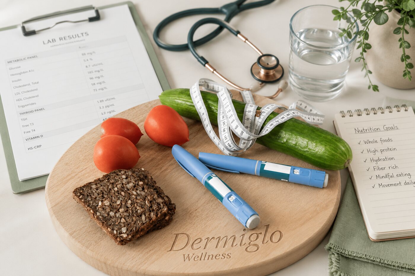 Medical weight loss consultation at Dermiglo Wellness in Kent, WA